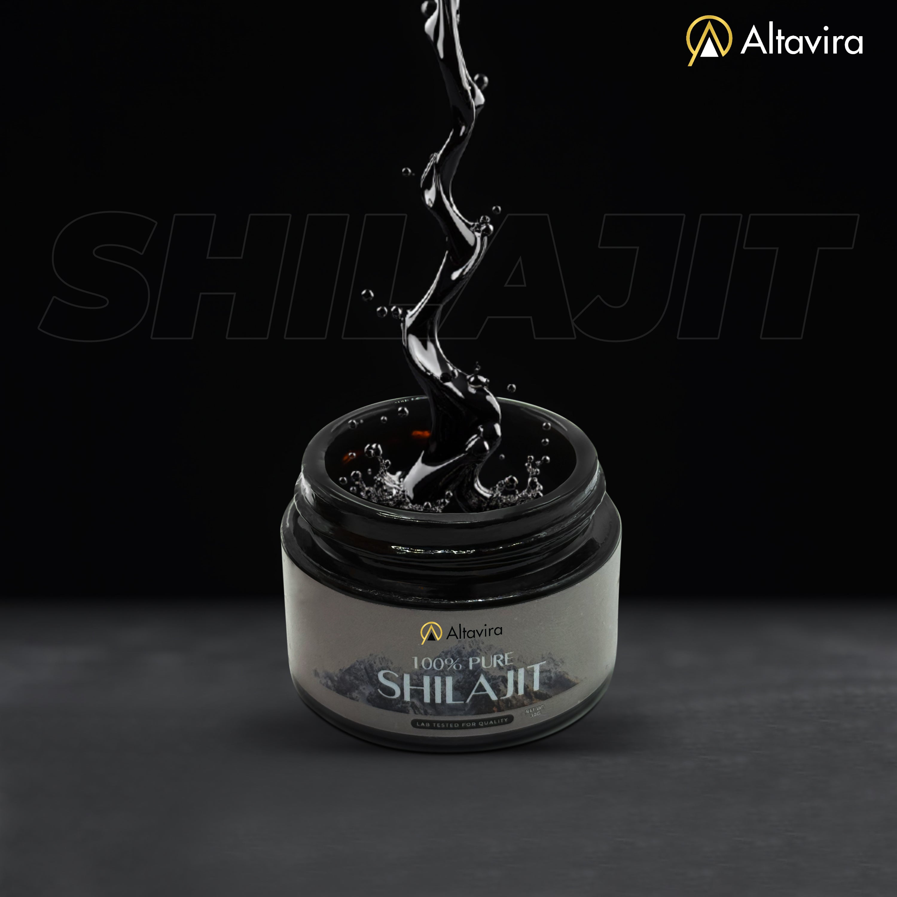 100% Pure Shilajit van Altavira (Getest in Laboratorium)